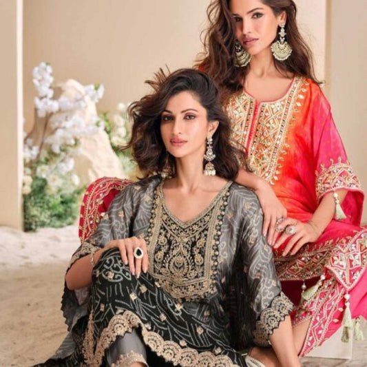 Effortless Elegance: Shop Designer Kaftans with Tulip Pants at Fashionpur