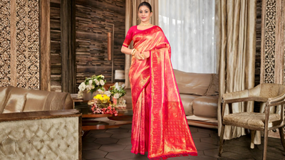 ✨ The Royal Legacy of Kanjivaram Silk Sarees: India’s Eternal Wedding Favourite