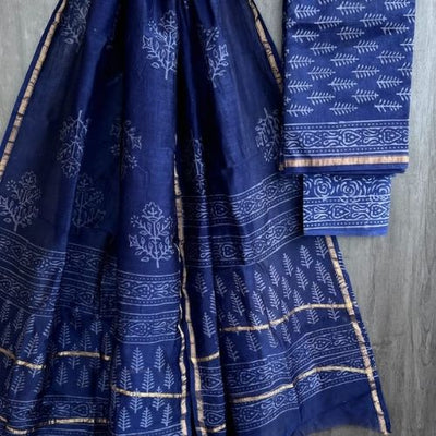 🌸 The Timeless Charm of Unstitched Chanderi Silk Suits