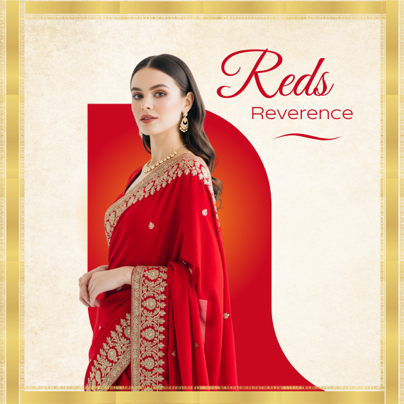 Red Sarees & Dresses for Women