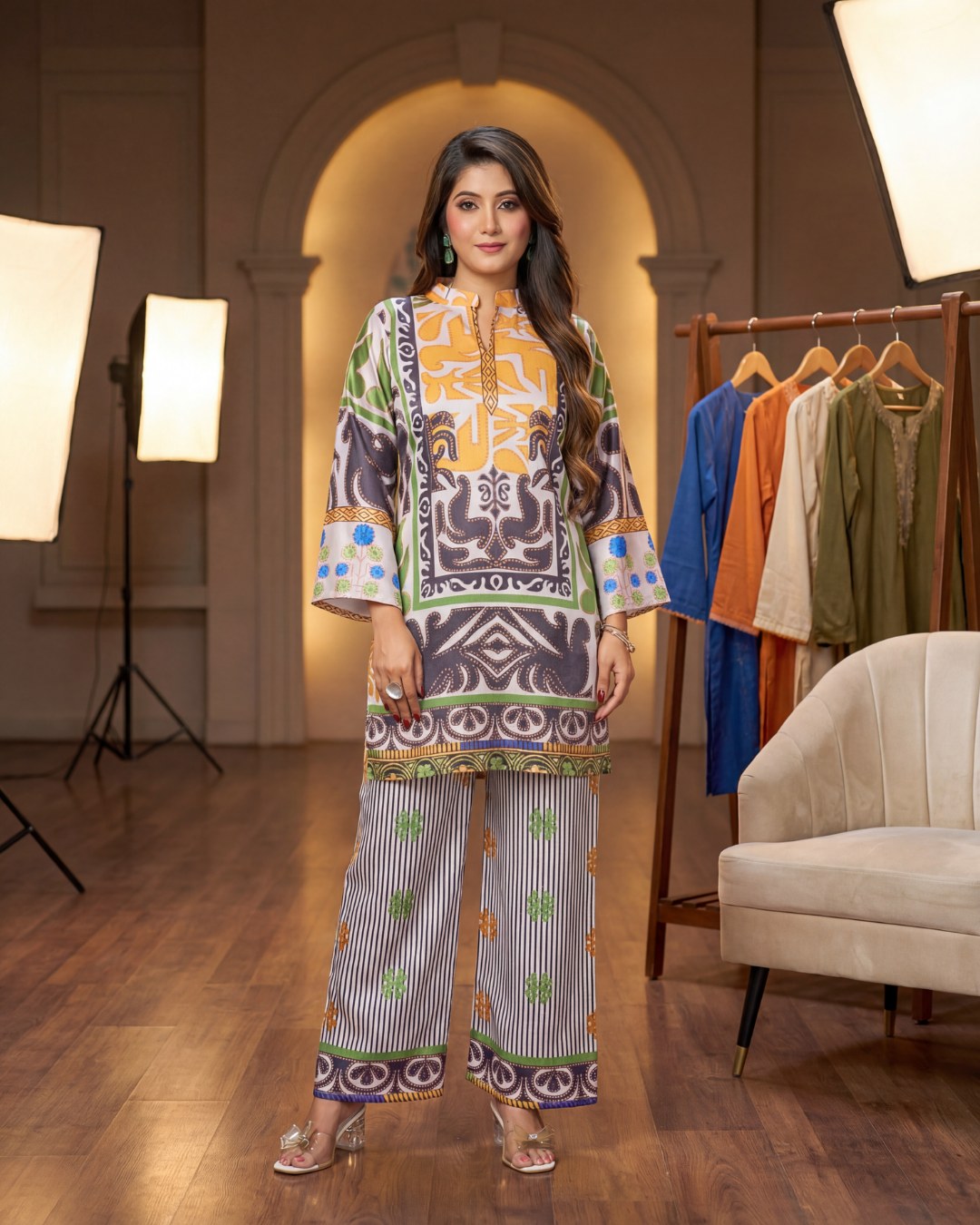 Statement Satin Silk Coord Sets for Women