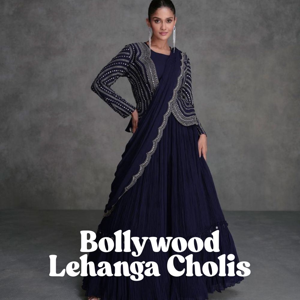 Buy Bollywood Lehenga Cholis Online – Designer Styles at Fashionpur
