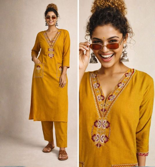 Kurti with Pant Set for Women