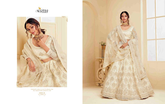 Off White Regal Elegance Lehenga