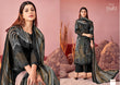 Elegant Unstitched Cotton Suit (Dark Grey)