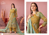 Elegant Unstitched Cotton Suit (Mustard Yellow)