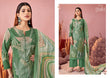 Elegant Unstitched Cotton Suit (Olive Green)
