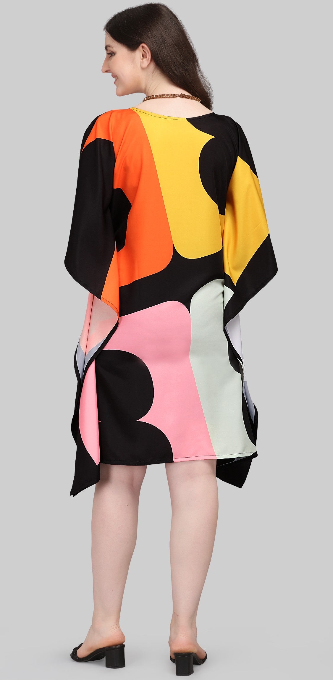 Multicolor Modern Kaftan Dress for Women