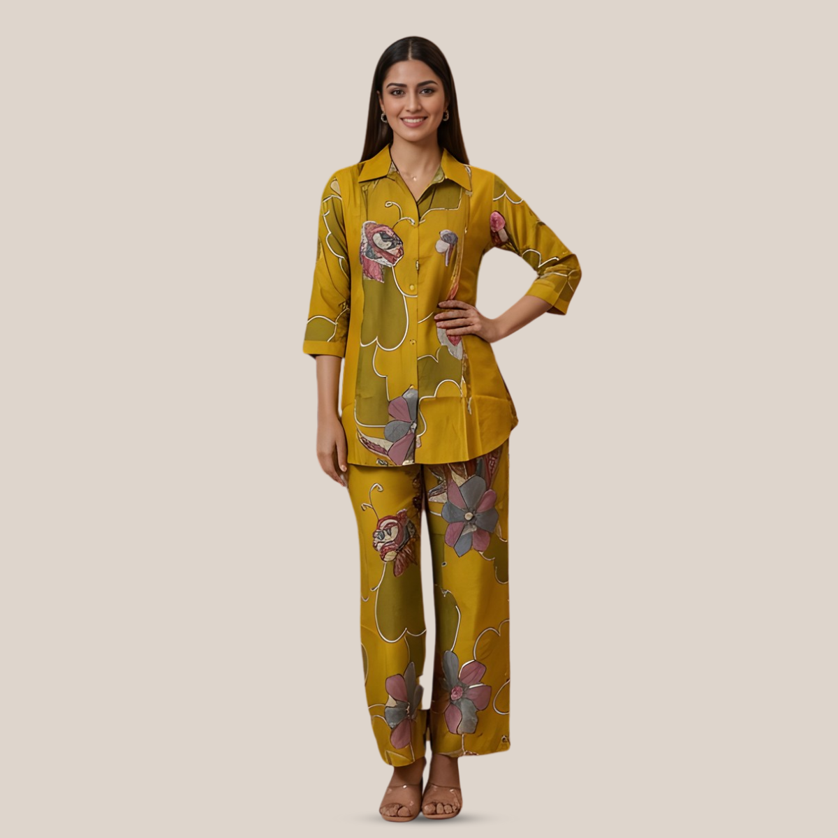 Stylish Vatican Silk Coord Set for Women