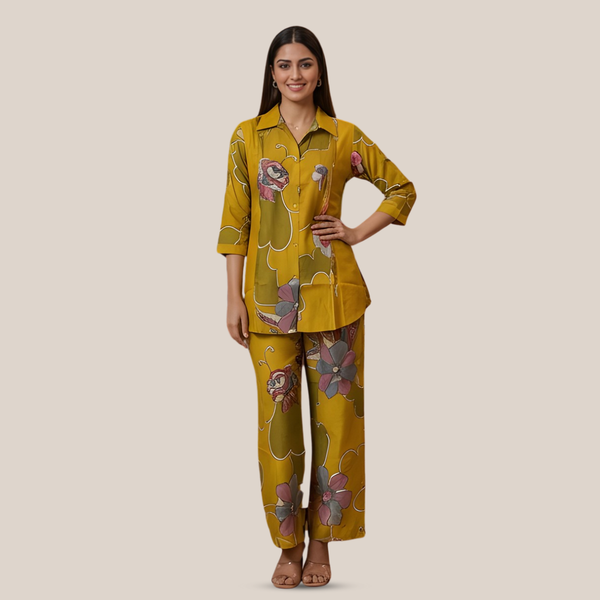 Stylish Vatican Silk Coord Set for Women