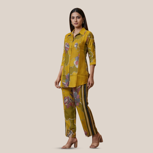 Stylish Vatican Silk Coord Set for Women