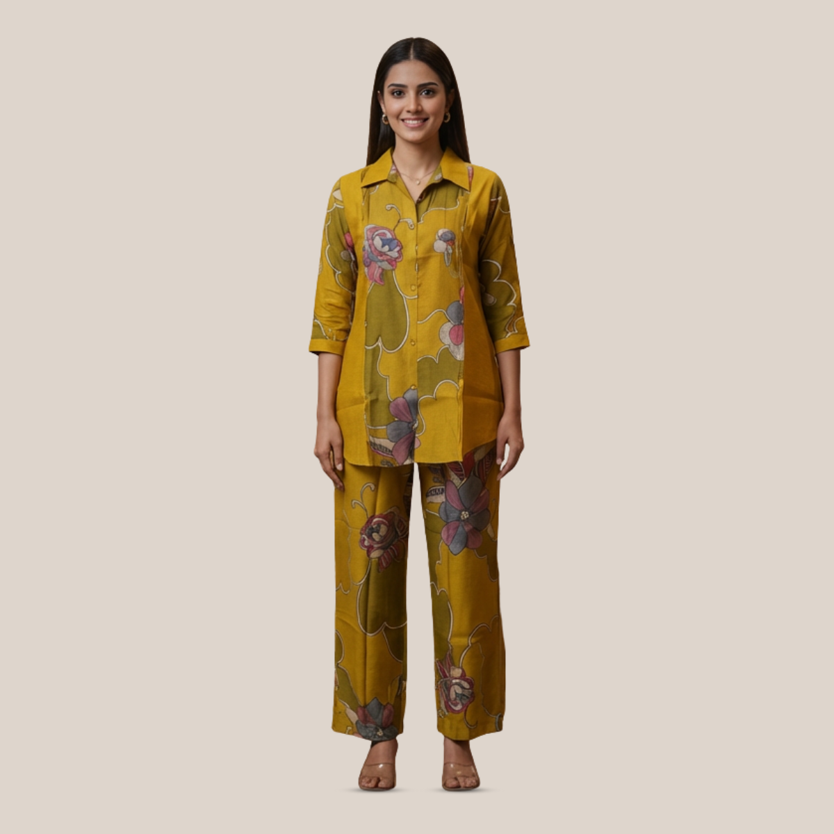 Stylish Vatican Silk Coord Set for Women
