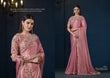 Rosewood Blush Satin Silk Saree