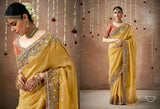 Regal Gold Tissue Dola Silk Saree
