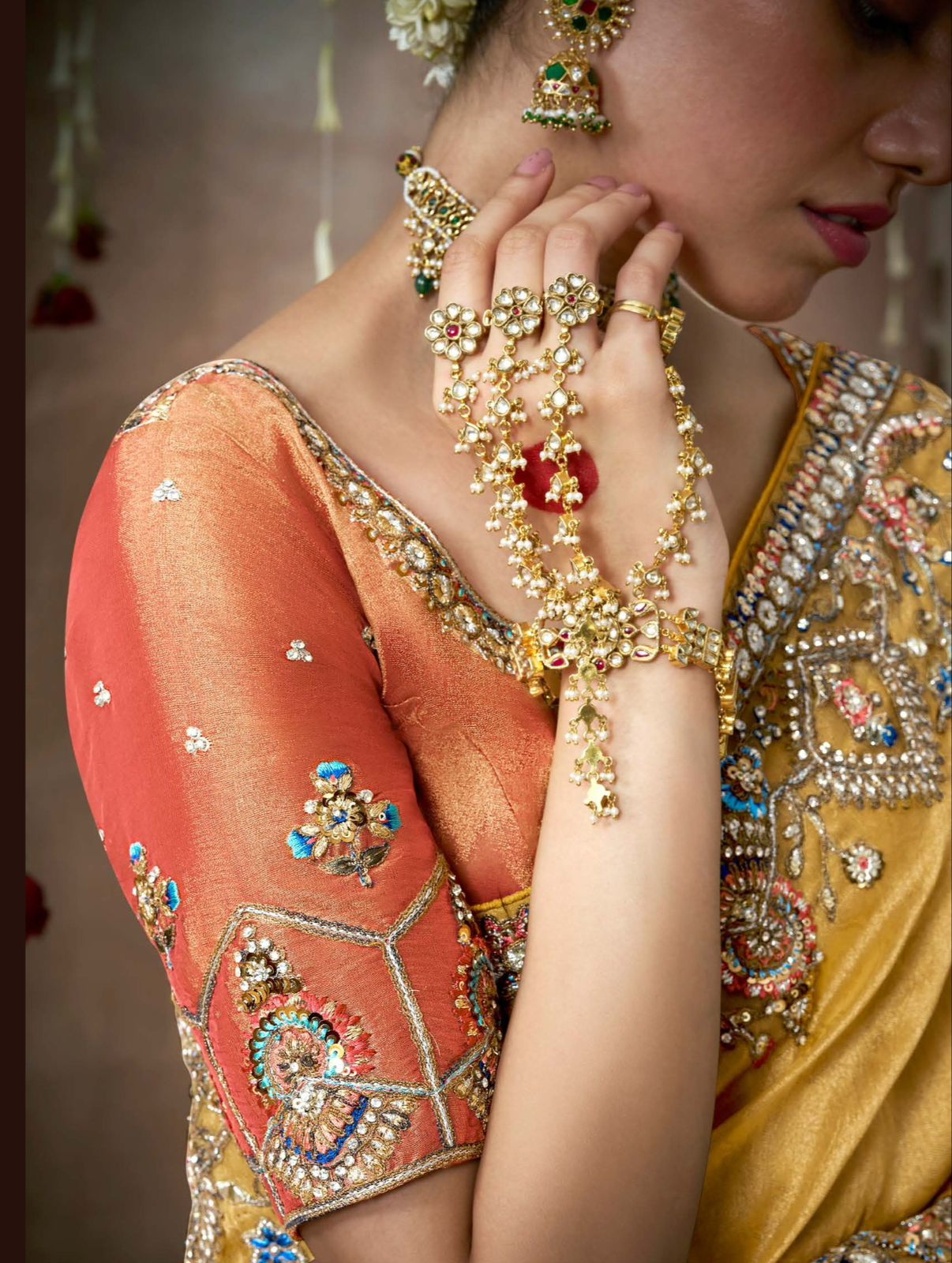 Regal Gold Tissue Dola Silk Saree