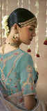 Ethereal Silver Tissue Dola Silk Saree