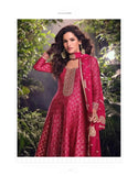 Pink Embroidered Anarkali Sharara Suit with Dupatta