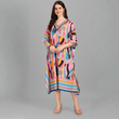 Multicolor Designer Kaftan Kurti for Women