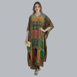 Elegant Multicolor Designer Kaftan Suit Set