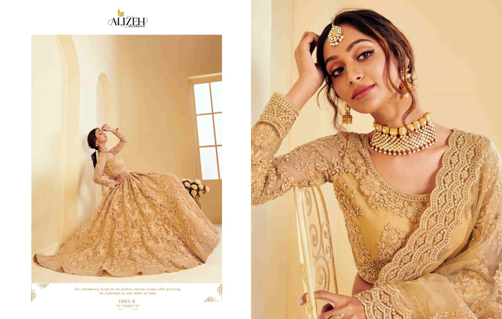 Golden Opulence Lehenga