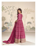 Premium Real Chinon Anarkali Suit Set with Dupatta – Festive & Wedding Wear