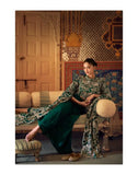 Emerald Green Designer Indo-Western Dress