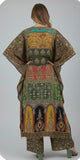 Elegant Multicolor Designer Kaftan Suit Set