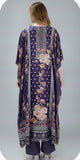 Elegant Purple Designer Kaftan Suit Set