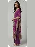 Wine Purple Designer Kaftan Suit Set for Women