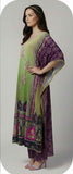 Elegant Olive Green Designer Kaftan Suit Set
