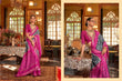 Pink & Grey Patola Silk Saree with Blouse