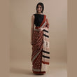 Maroon Mulmul Cotton Saree – Pure Soft Handloom Cotton Saree for Women