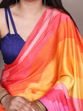 Multicolour Satin Printed Silk Saree – Soft & Stunning Drapes