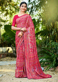 Premium Printed Crepe Silk Saree for Elegant Everyday & Party Wear