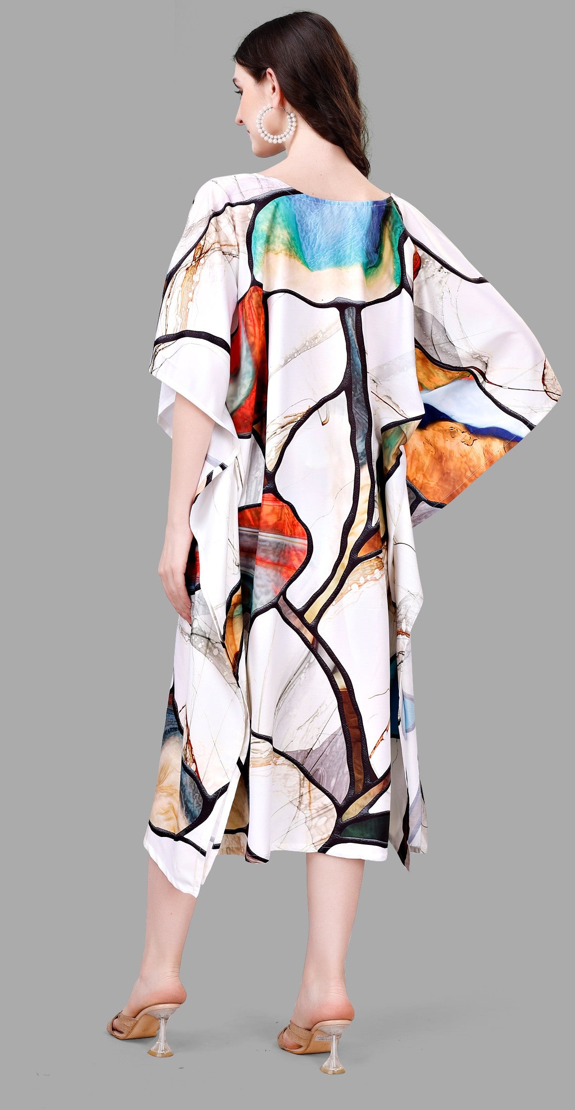 Elegant Ivory Designer Kaftan Kurti for Women