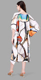 Elegant Ivory Designer Kaftan Kurti for Women