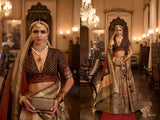 Emerald Green Royal Elegance PV Silk Embroidered Lehenga (Rich Espresso Brown)
