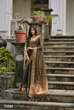 Regal Mehendi & Gold Kalyani Silk Saree