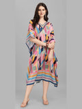Multicolor Designer Kaftan Kurti for Women