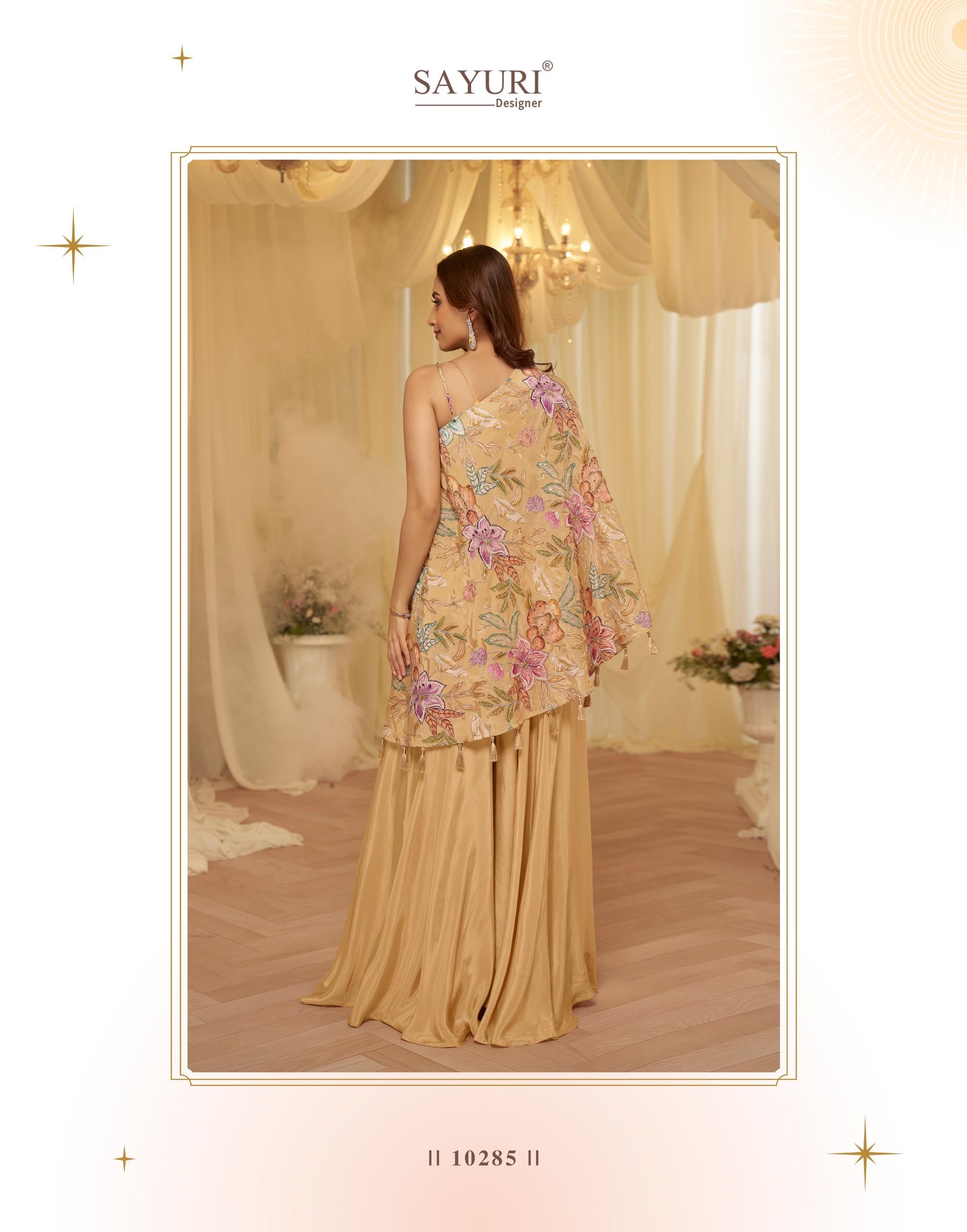 Printed Indo Western Top with Palazzo Set for Women – Festive & Party Wear