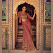 Elegant Maroon Indo Western Cocktail Party Dress for Women