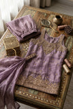 Lavender Embroidered Designer Palazzo Set