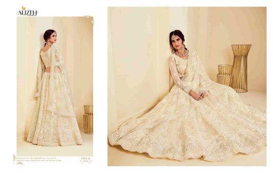 Off White Royal Splendor Lehenga